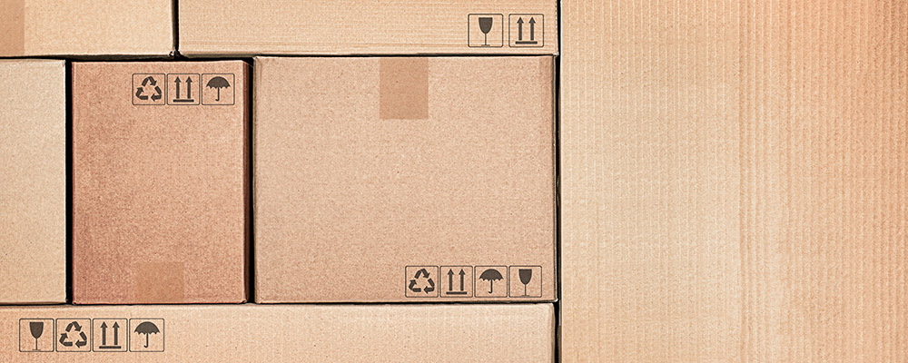 warehousing from pollards - boxes stacked