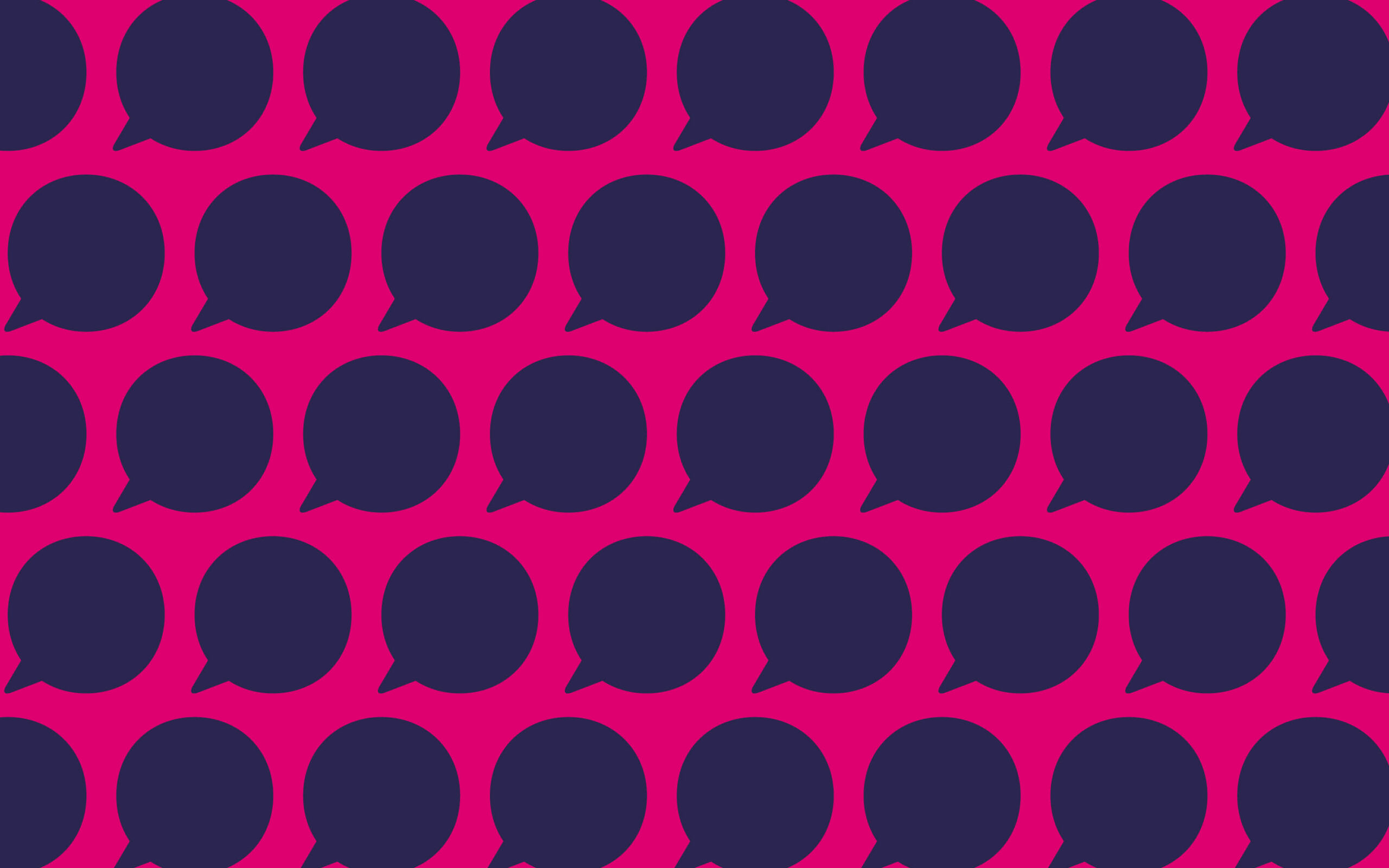 Pollards Perspective abstract speech bubbles
